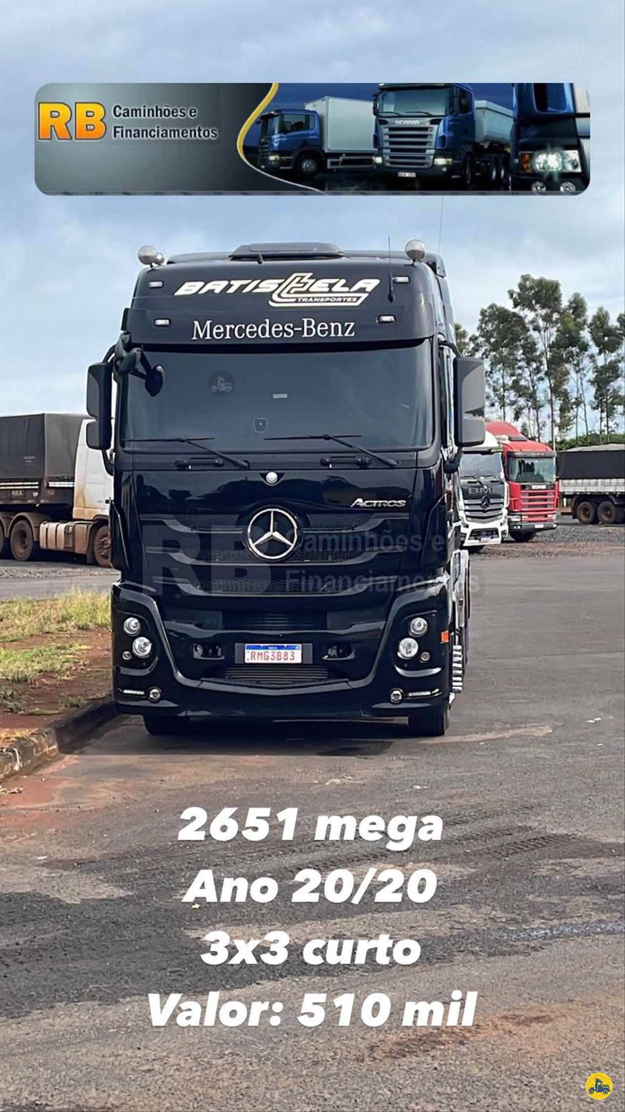 CAMINHAO MERCEDES-BENZ MB 2651 Graneleiro Cavalo 6x4 RB Caminhões & Financiamentos ARAGUARI MINAS GERAIS MG
